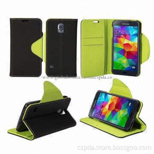 PU Wallet Cases for Samsung Galaxy S5, Various Colors Available